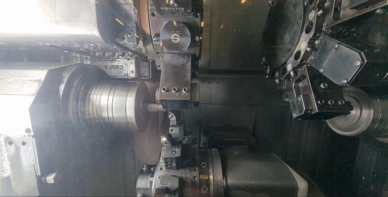 Turning process of motor shafts